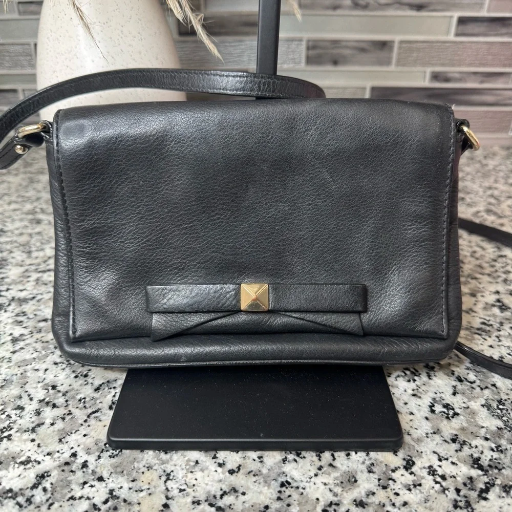 Kate Spade | Women’s Black Leather Crossbody Bag